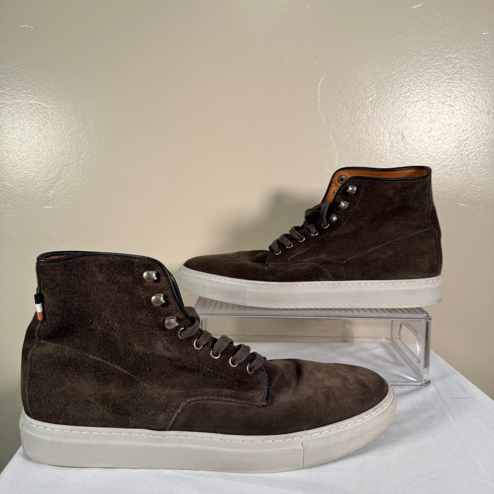 Allen Edmonds Higgins Mill Sneaker Boot Mens 9.5 D Brown Suede Gorpcore Designer